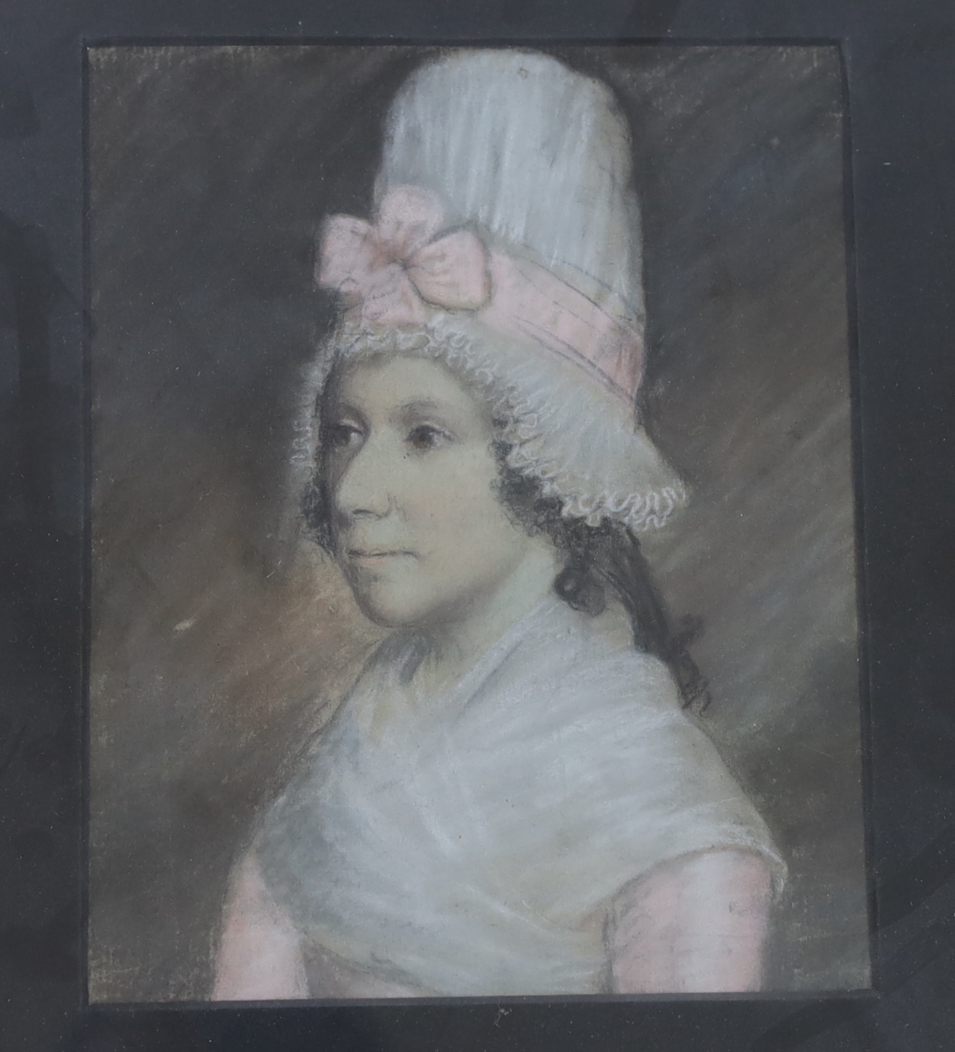 Regency School, pair of pastels, Portraits of John and Betty Hunt, (Nee Hall), each with ink inscriptions verso, 22 x 17cm